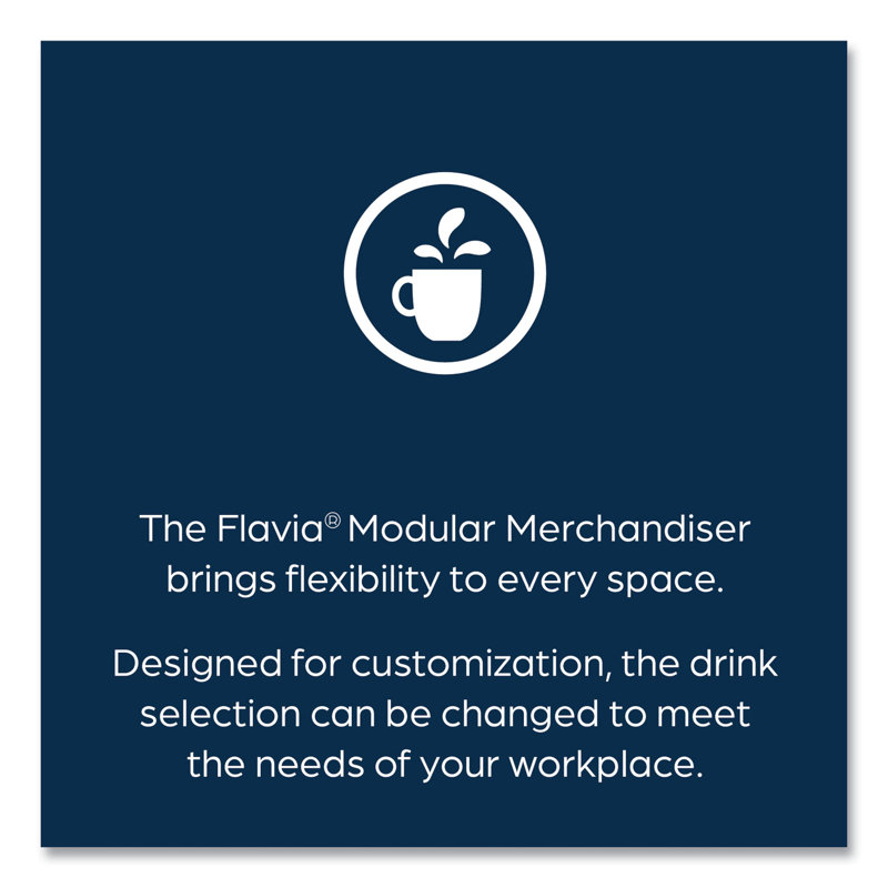 FLAVIA® FLAVIA Four Column Merchandiser, 12 Compartments